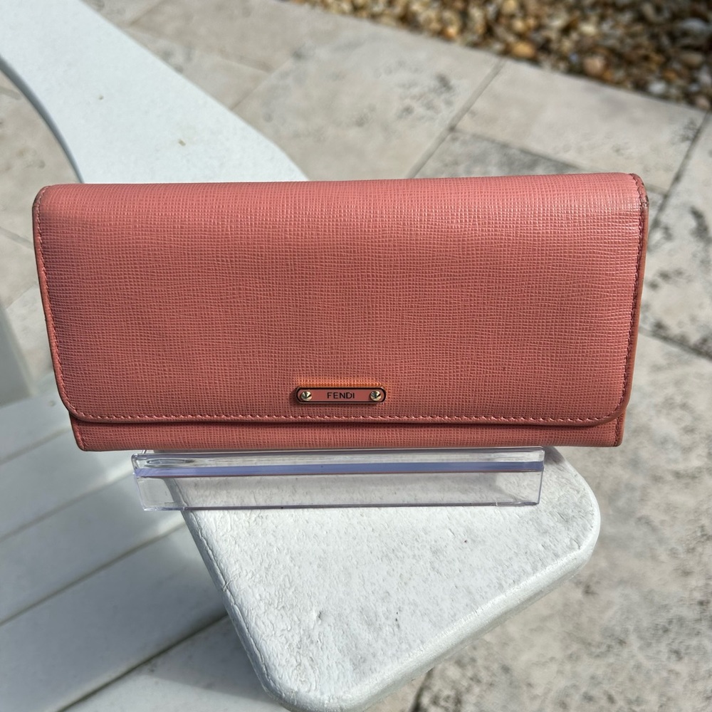 Fendi Vitello Elite Continental Wallet